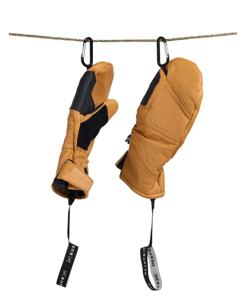 Manusi Snowboard BURTON - [ak] Clutch GORE-TEX Leather Mittens Honey